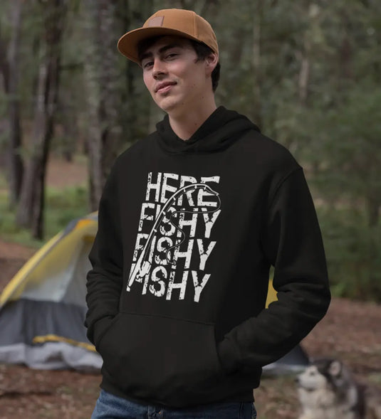 Here Fishy Fishy Unisex Hoodie