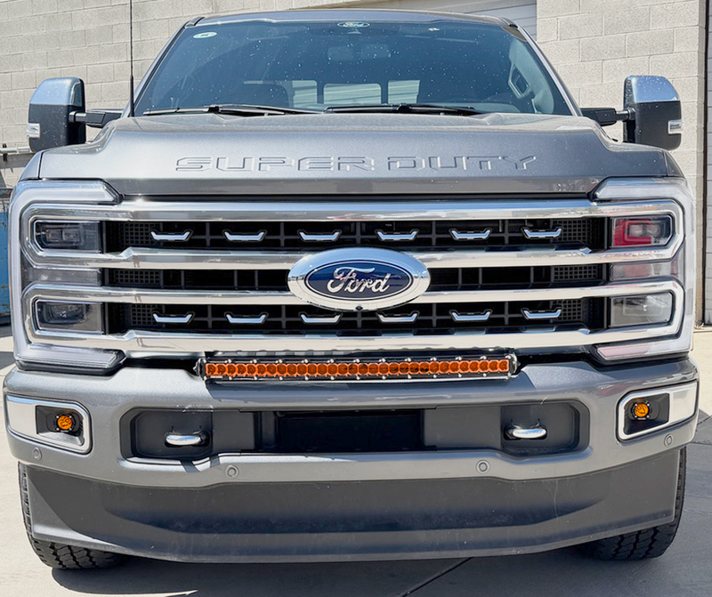Load image into Gallery viewer, F-250 &amp; 350 Super Duty 30" Curved Bumper Light Bar Kit 2023+
