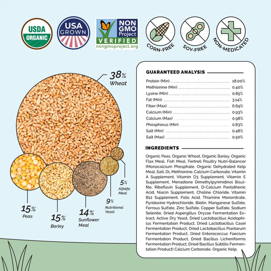 Grower Organic Chicken Feed