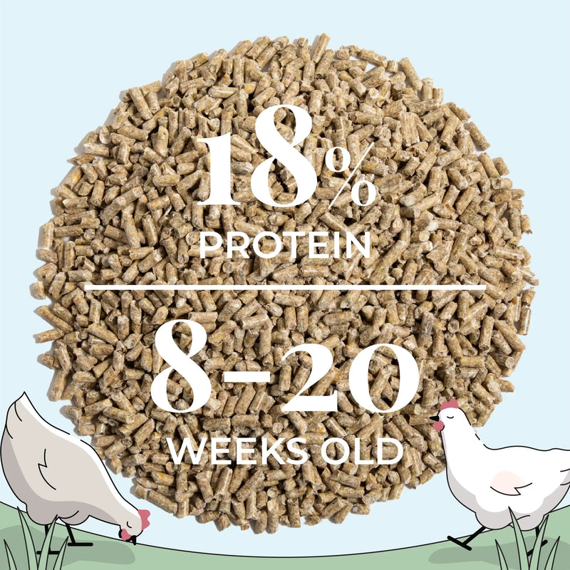 Load image into Gallery viewer, Grower Feed Kit | 12 Weeks of Organic Feed &amp; Grit for 10 Pullets
