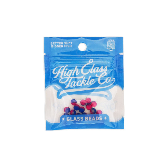 Pink/Blue Glass Beads 6mm (20pack)