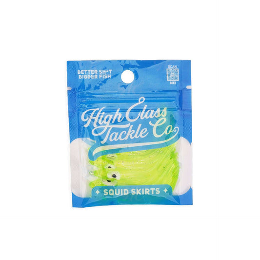 "Cheetah Piss" Hoochie Squid Skirts (5x PACK) 3.5" - Skoutley Outdoors LLC