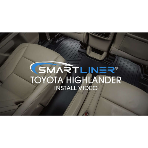 SMARTLINER Custom Fit Floor Liners For 2014-2019 Toyota Highlander Hybrid (with 2nd Row Bench Seat)