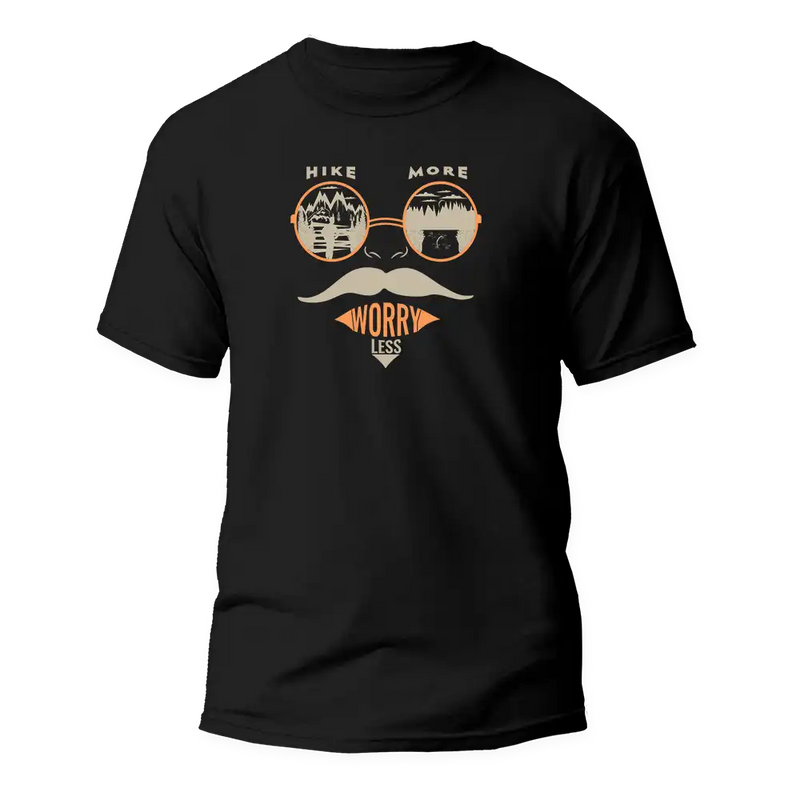 Load image into Gallery viewer, Hike More Worry Less Man T-Shirt
