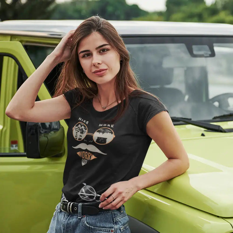 Load image into Gallery viewer, Hike More Worry Less T-Shirt for Women
