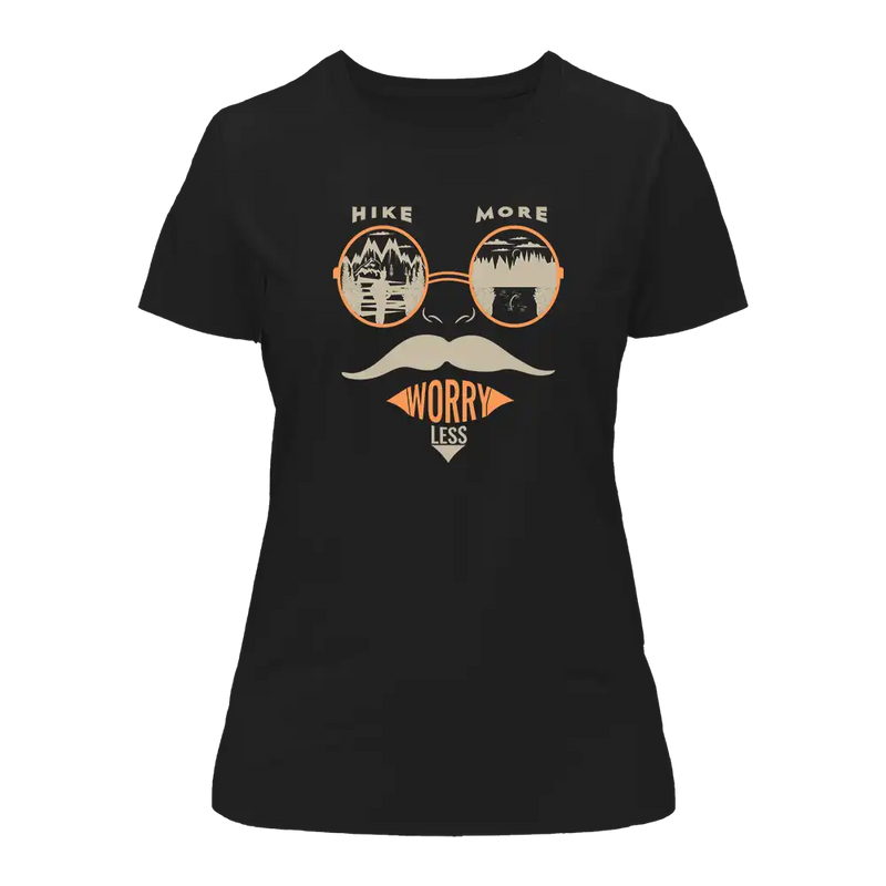 Load image into Gallery viewer, Hike More Worry Less T-Shirt for Women
