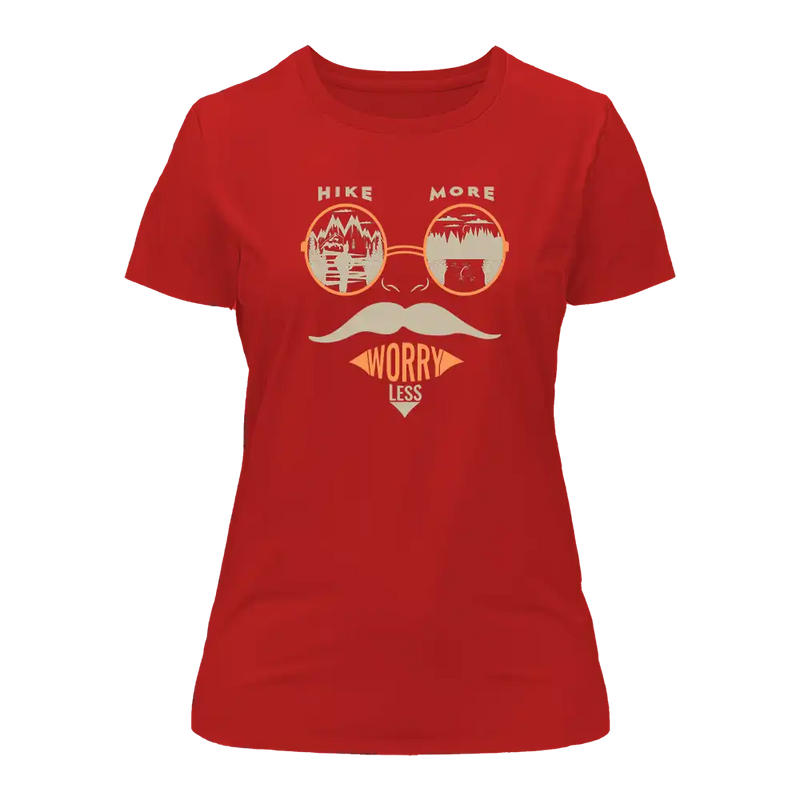 Load image into Gallery viewer, Hike More Worry Less T-Shirt for Women
