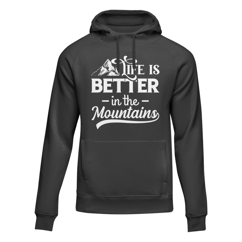 Load image into Gallery viewer, Hiking Life Is Better In The Mountains Adult Fleece Hooded Sweatshirt
