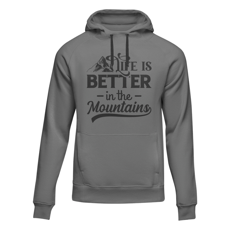 Load image into Gallery viewer, Hiking Life Is Better In The Mountains Adult Fleece Hooded Sweatshirt
