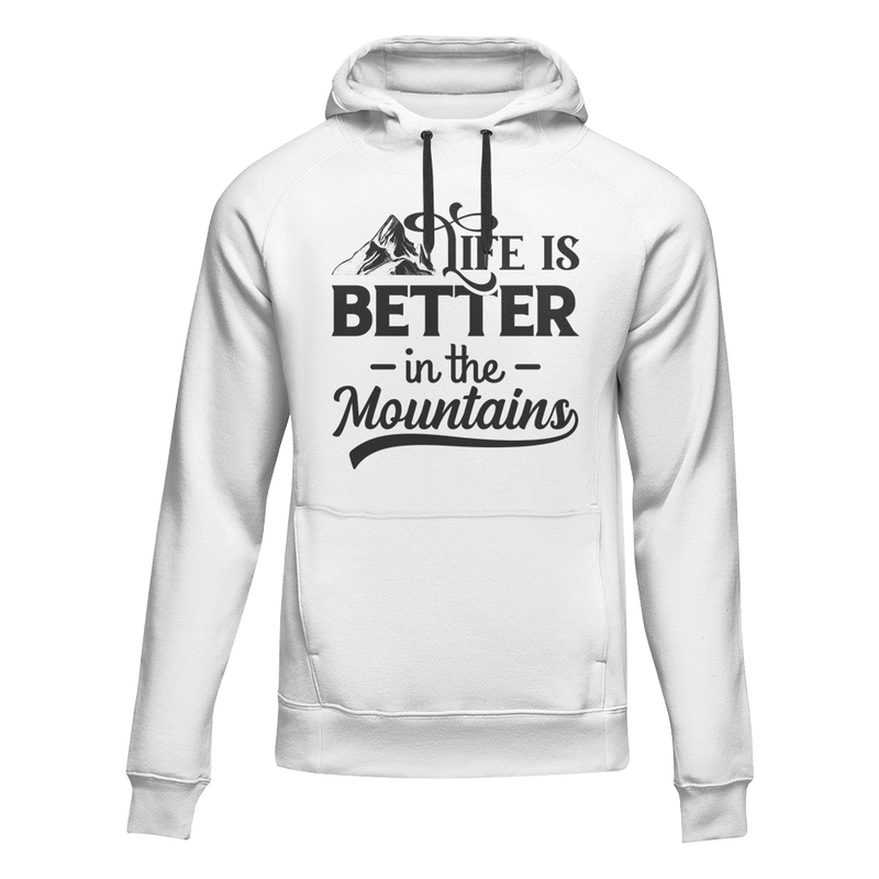 Load image into Gallery viewer, Hiking Life Is Better In The Mountains Adult Fleece Hooded Sweatshirt
