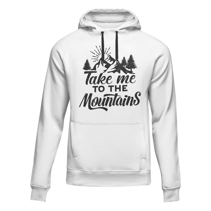 Load image into Gallery viewer, Hiking Take Me To The Mountains Adult Fleece Hooded Sweatshirt
