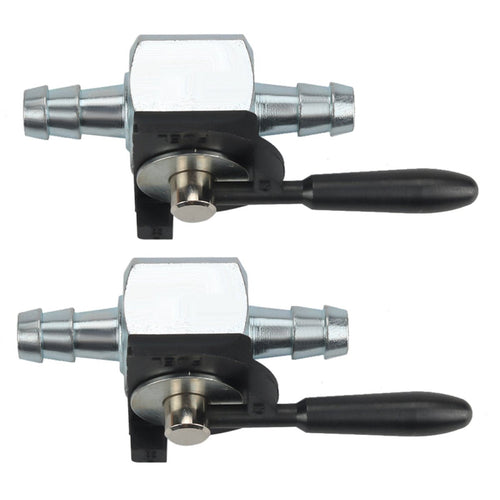 2-Pack 1/4 inch Heavy Duty Fuel Gas Shut-Off Valve Steel In-line Cut-Off ATV Lawn Mower for #Oregon 07-403 Scag 48568 Rotary 868