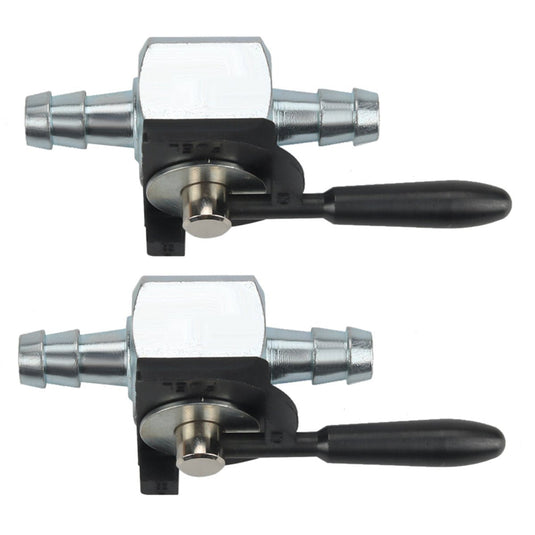 2-Pack 1/4 inch Heavy Duty Fuel Gas Shut-Off Valve Steel In-line Cut-Off ATV Lawn Mower for #Oregon 07-403 Scag 48568 Rotary 868