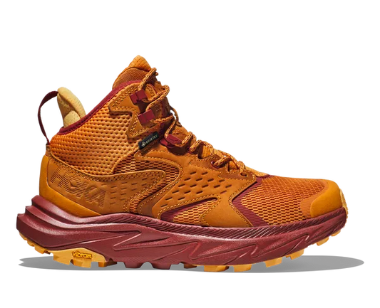 Women's Hoka Anacapa 2 Mid GTX, Amber Haze/Sherbet, 8.5 B Medium - Skoutley Outdoors LLC