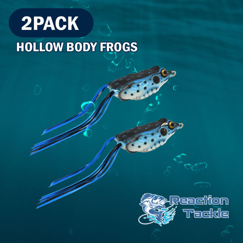 Load image into Gallery viewer, Reaction Tackle 2.5" Hollow Body Frogs / 2-Pack

