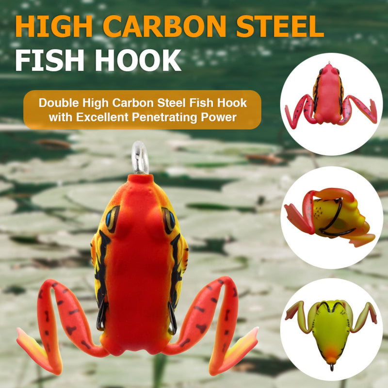 Load image into Gallery viewer, Reaction Tackle 2.25" Hollow Body Frogs with Swimming Legs (2-Pack)
