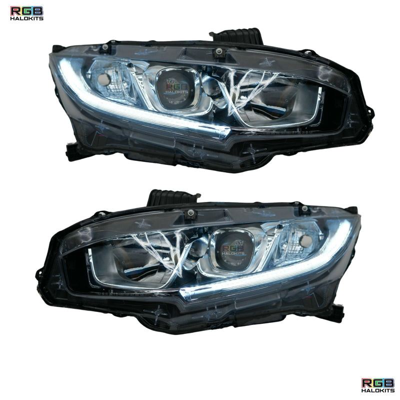 Load image into Gallery viewer, Honda Civic Multicolor Flow Series DRL Boards (2016-2021)
