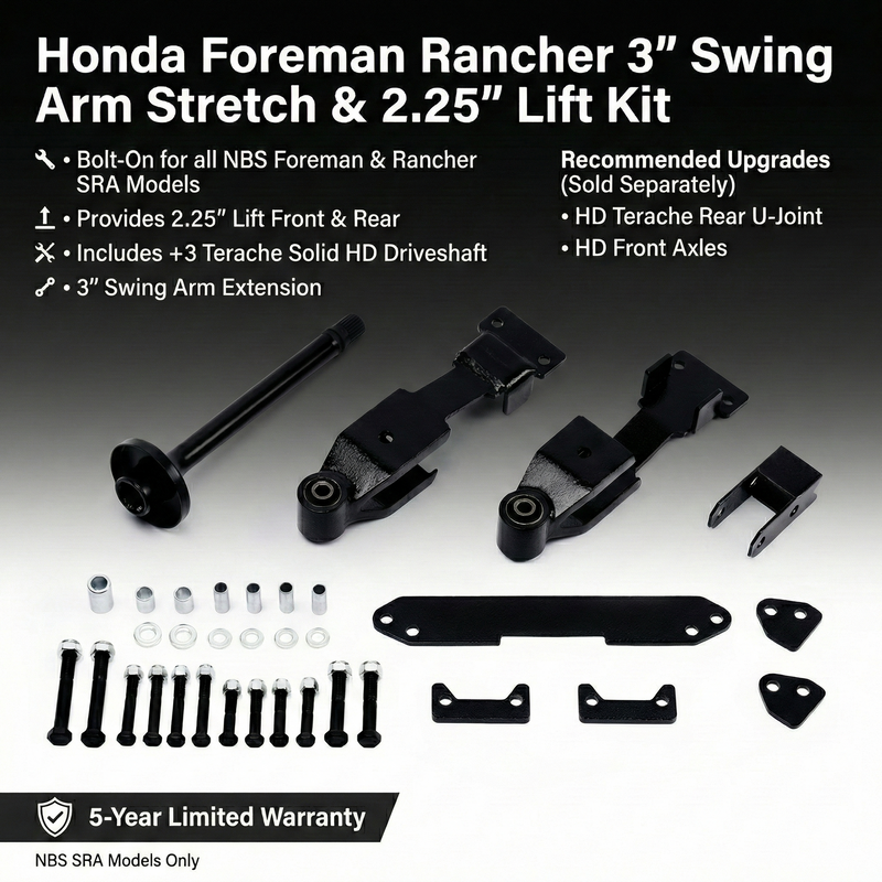 Load image into Gallery viewer, Honda Foreman Rancher 3" Swing Arm Stretch

