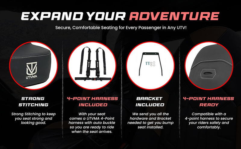 Load image into Gallery viewer, Honda Talon 4 Front Bump Seat (2020-2025)
