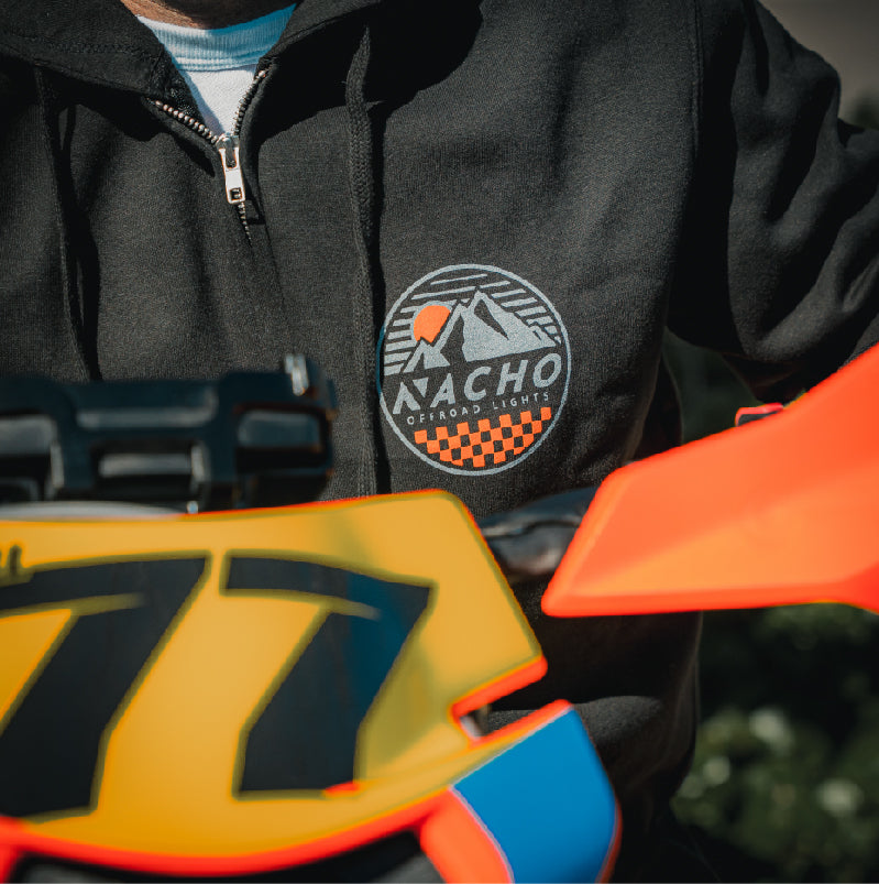 Load image into Gallery viewer, NACHO Sun Setter Zip Up Hoodie

