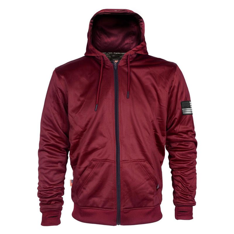 Load image into Gallery viewer, Red Maroon Solid Ultra Protective Hoodie
