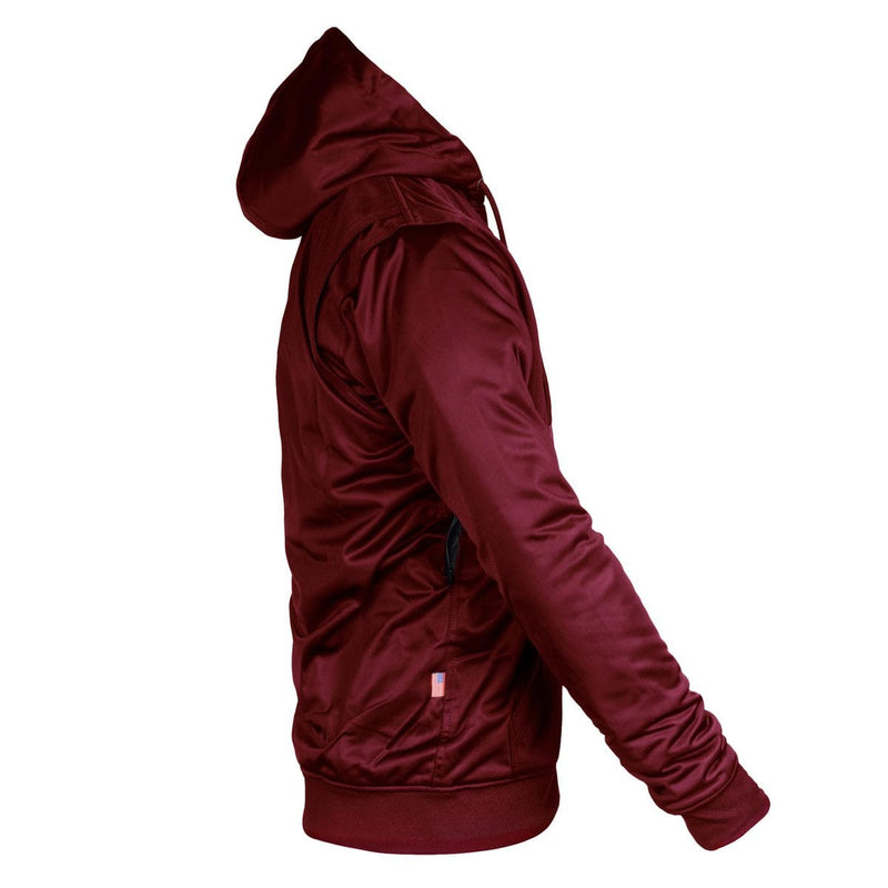 Load image into Gallery viewer, Red Maroon Solid Ultra Protective Hoodie
