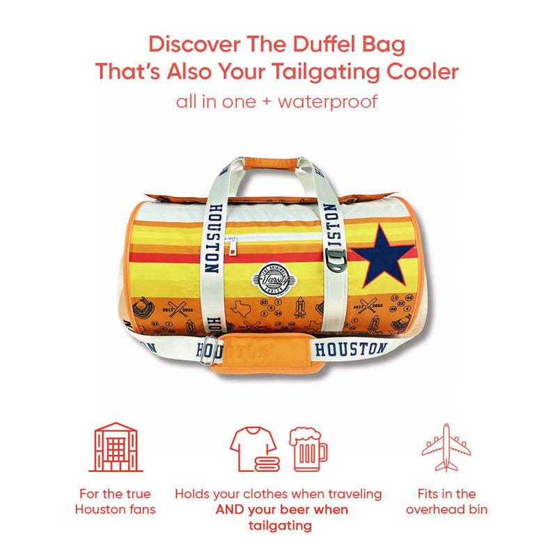Load image into Gallery viewer, Houston Baseball Duffel Cooler
