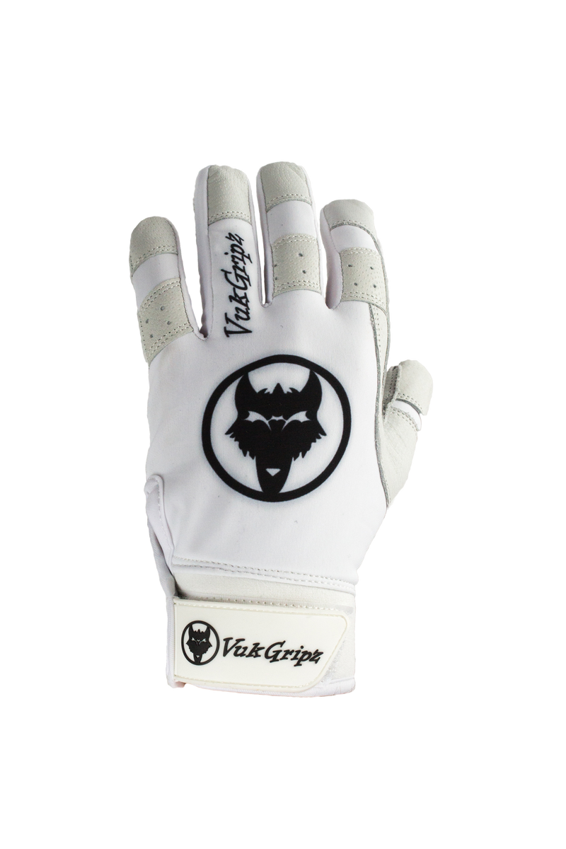 Load image into Gallery viewer, Howler White Batting Gloves
