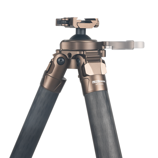 LINKOGEAR HT-404C Carbon Fiber Hunting Tripod Rest – Picatinny QR – Brown