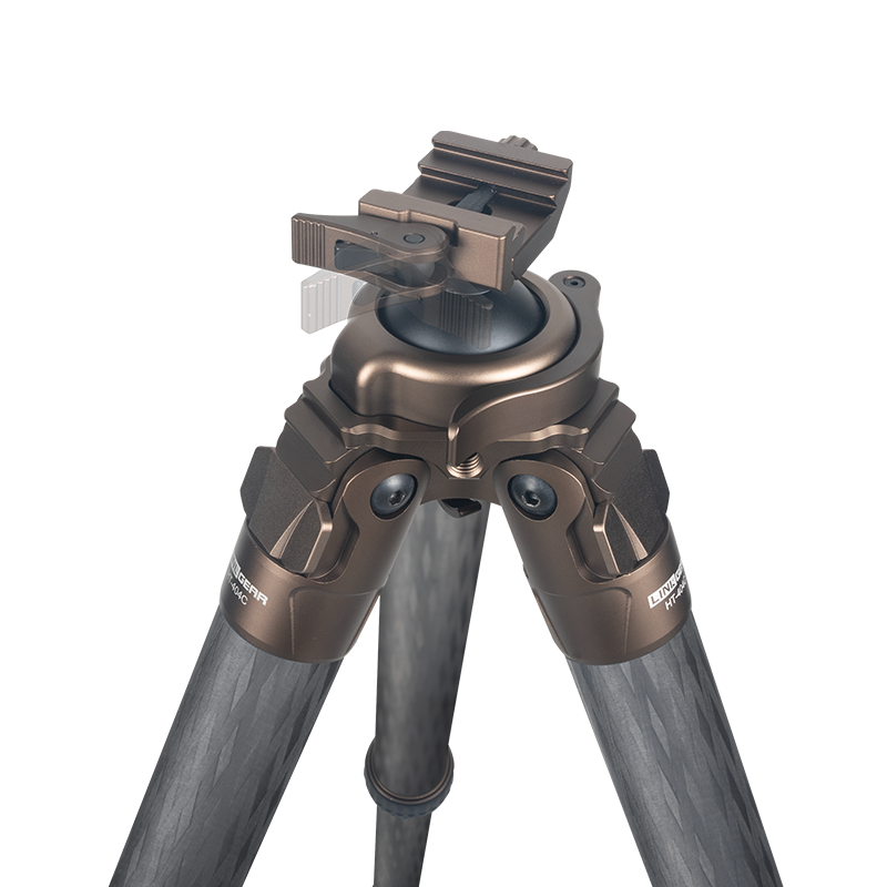 Load image into Gallery viewer, LINKOGEAR HT-404C Carbon Fiber Hunting Tripod Rest – Picatinny QR – Brown
