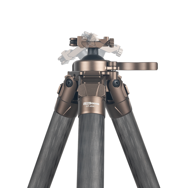 Load image into Gallery viewer, LINKOGEAR HT-404C Carbon Fiber Hunting Tripod Rest – Picatinny QR – Brown
