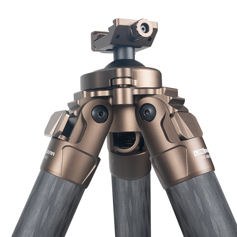Load image into Gallery viewer, LINKOGEAR HT-404C Carbon Fiber Hunting Tripod Rest – Picatinny QR – Brown
