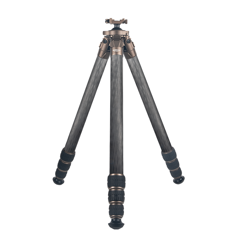 Load image into Gallery viewer, LINKOGEAR HT-404C Carbon Fiber Hunting Tripod Rest – Picatinny QR – Brown
