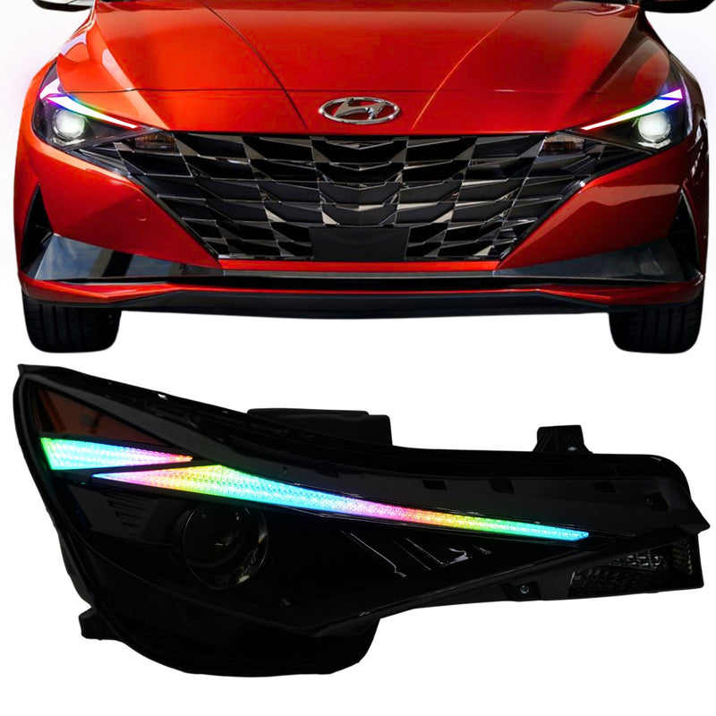Load image into Gallery viewer, Hyundai Elantra Multicolor Flow Series DRL Boards (2021-2023)
