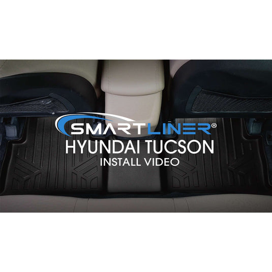 SMARTLINER Custom Fit Floor Liners For Black for 2019-2021 Hyundai Tucson (Without hook retention)