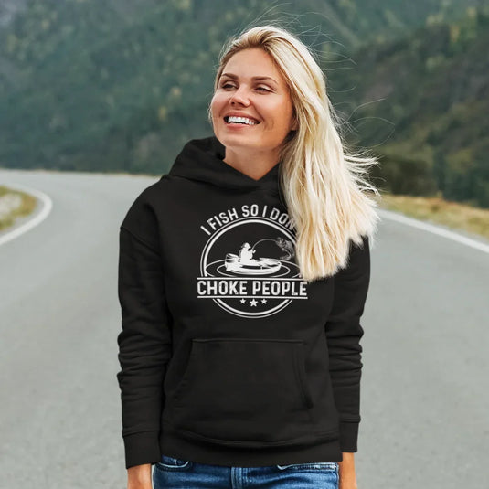 I Fish So I Don't Choke People v2 Unisex Hoodie