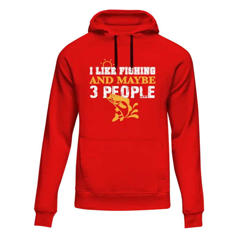 Load image into Gallery viewer, I Like Fishing And Maybe Like 3 People Unisex Hoodie
