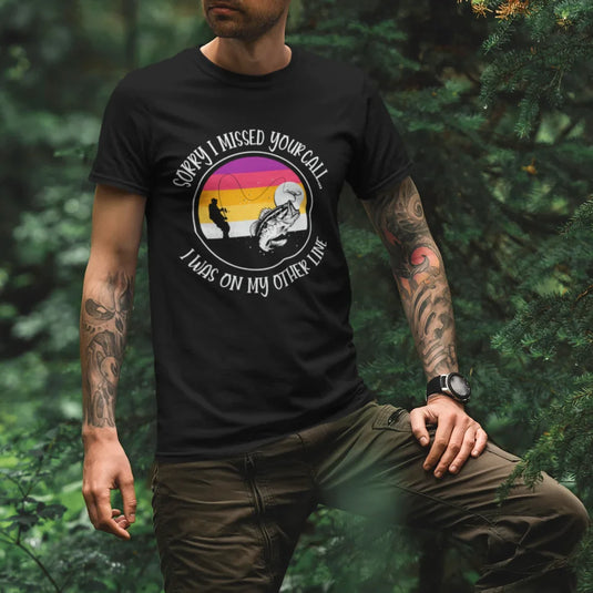 I Was On Another Line Man T-Shirt