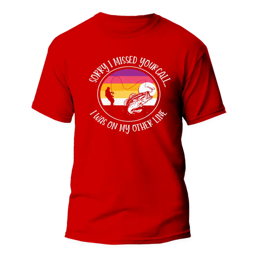 I Was On Another Line Man T-Shirt