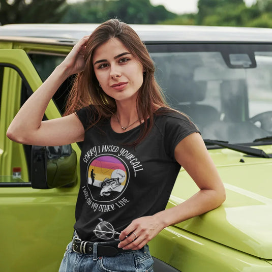 I Was On Another Line T-Shirt for Women