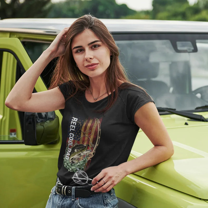 Load image into Gallery viewer, Reel Cool Dad T-Shirt for Women
