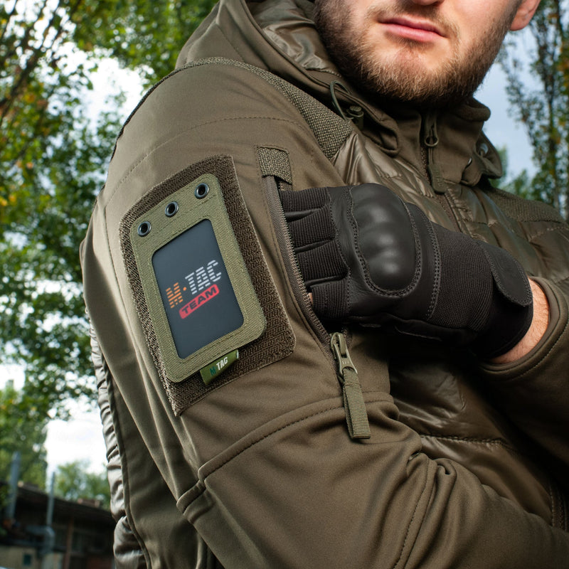 Load image into Gallery viewer, M-Tac Tactical Badge Holder Hanging ID Card Case Hook Surface Draw Cord
