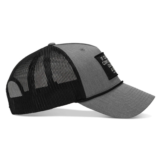 If Gender Confuses You Go Milk A Bull Patch Rope Snapback Hat