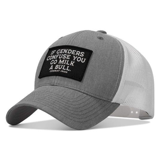 If Genders Confuse You, Go Milk A Bull Patch Snapback Hat