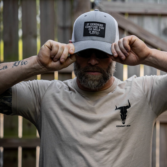 If Genders Confuse You, Go Milk A Bull Patch Snapback Hat