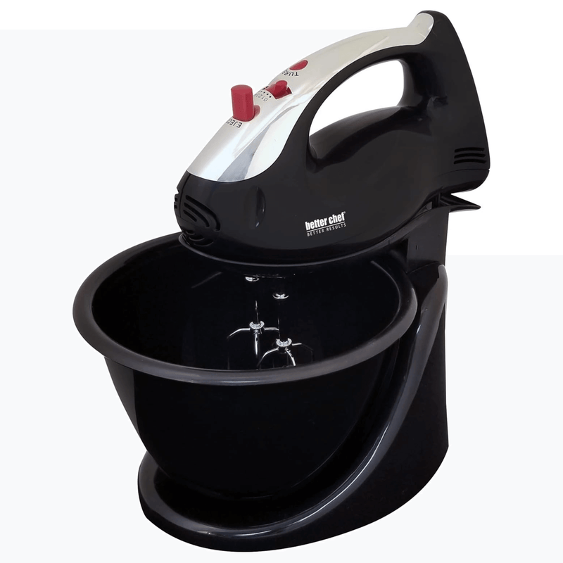 Load image into Gallery viewer, Better Chef 200 Watt Stand/Hand Mixer with Mixing Bowl
