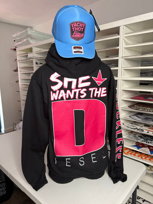 She Wants the Diesel Hoodie