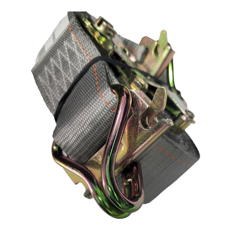Load image into Gallery viewer, 2&quot; x 16 Ft Van Ratchet Strap Logistic E-Track w/ Spring E Fittings &amp; J Hooks | R16EW
