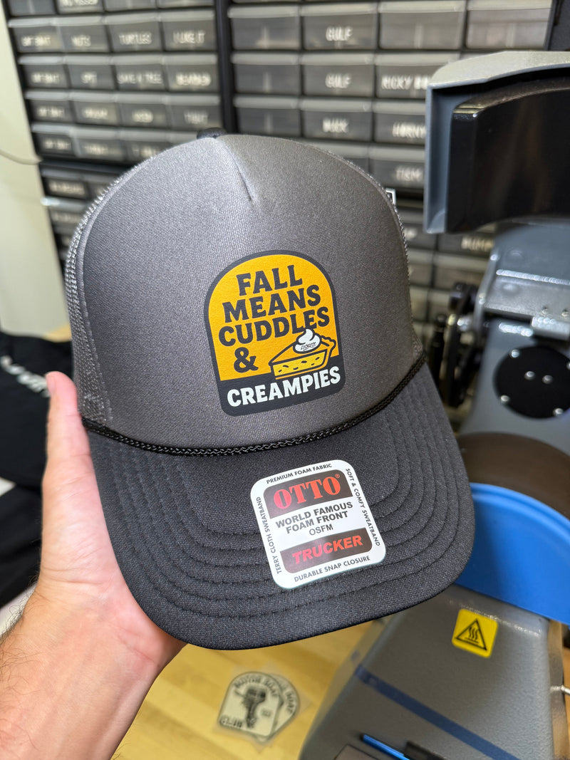 Load image into Gallery viewer, Cuddles &amp; Creampies Mesh Trucker
