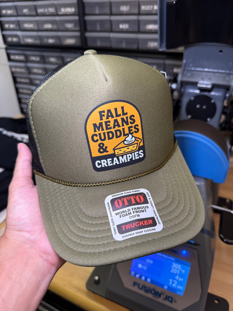 Load image into Gallery viewer, Cuddles &amp; Creampies Mesh Trucker
